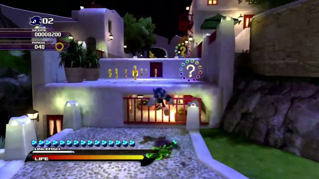 Sonic Unleashed: Windmill Isle Night Act 1 Speedrun 