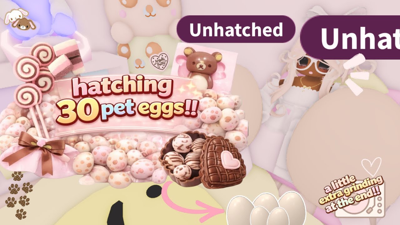 𝜗ৎ‧˚꒰🐾୭ ˚.⊹ ࣪ ˖ hatching 30 pet eggs!!ᯓᡣ𐭩ᝰ.ᐟ