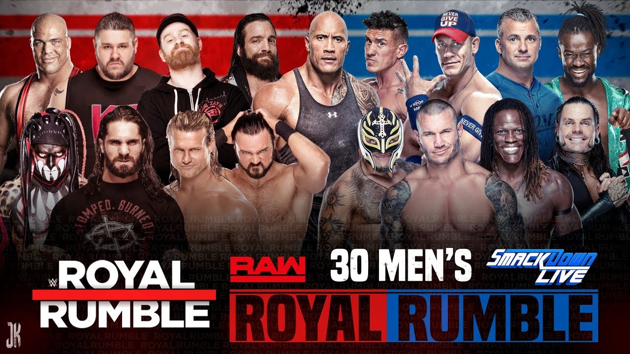WWE ROYAL RUMBLE 2019 Match Card | Prediction