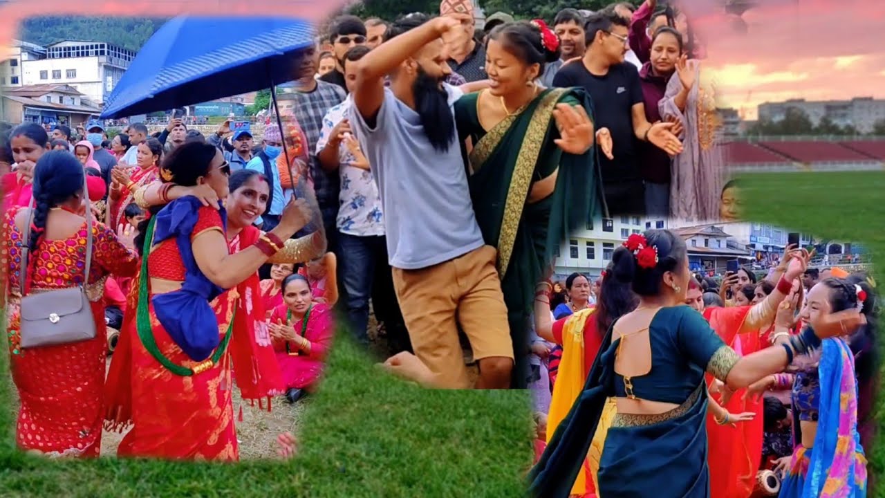 नेपाल बाट हराउँदै गएको तीज गीत र नाच ❤️ #oldisgold @amritagurung6557