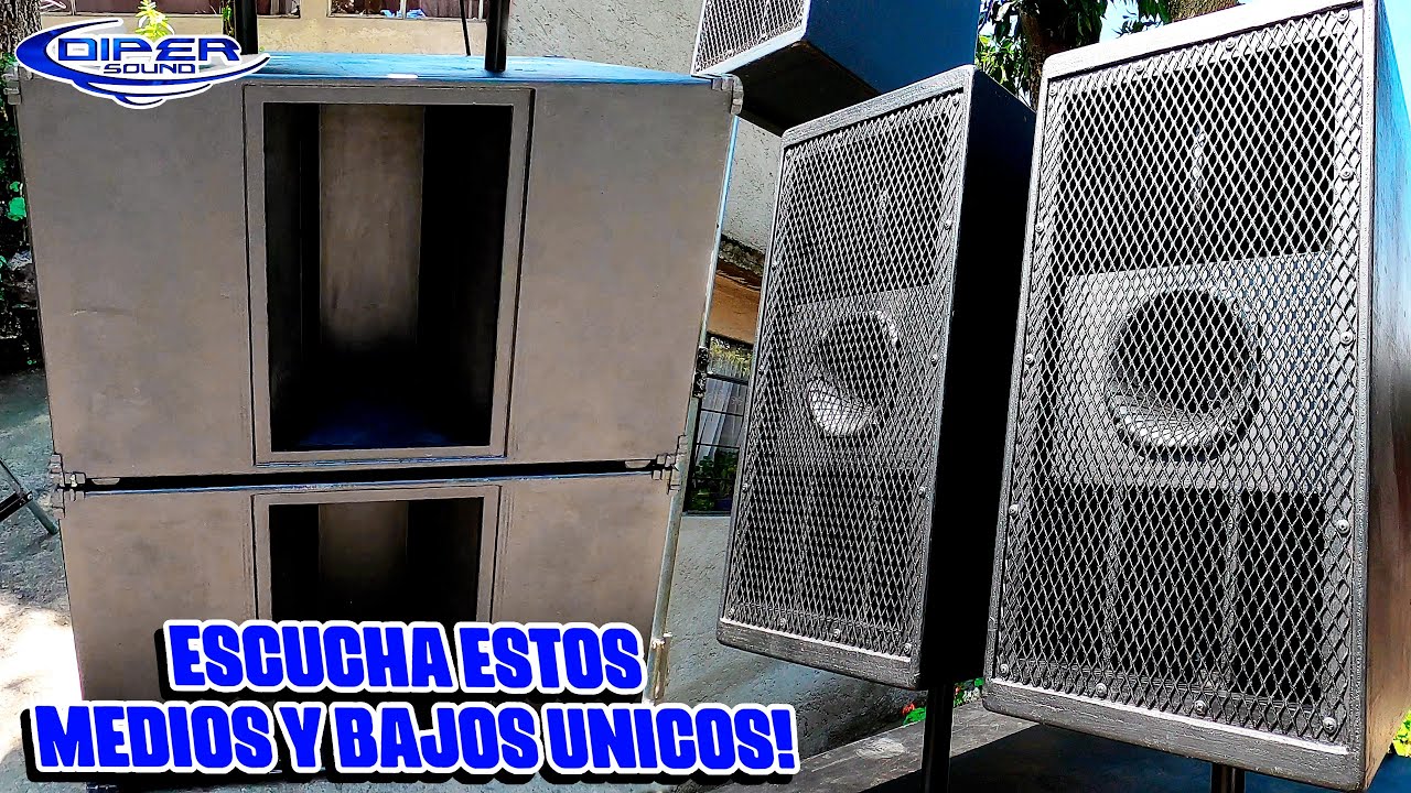 PODEROSOS BAFLES PARA BAJOS CREADOS Y FABRICADOS POR UN MEXICANO | POWER MAS!
