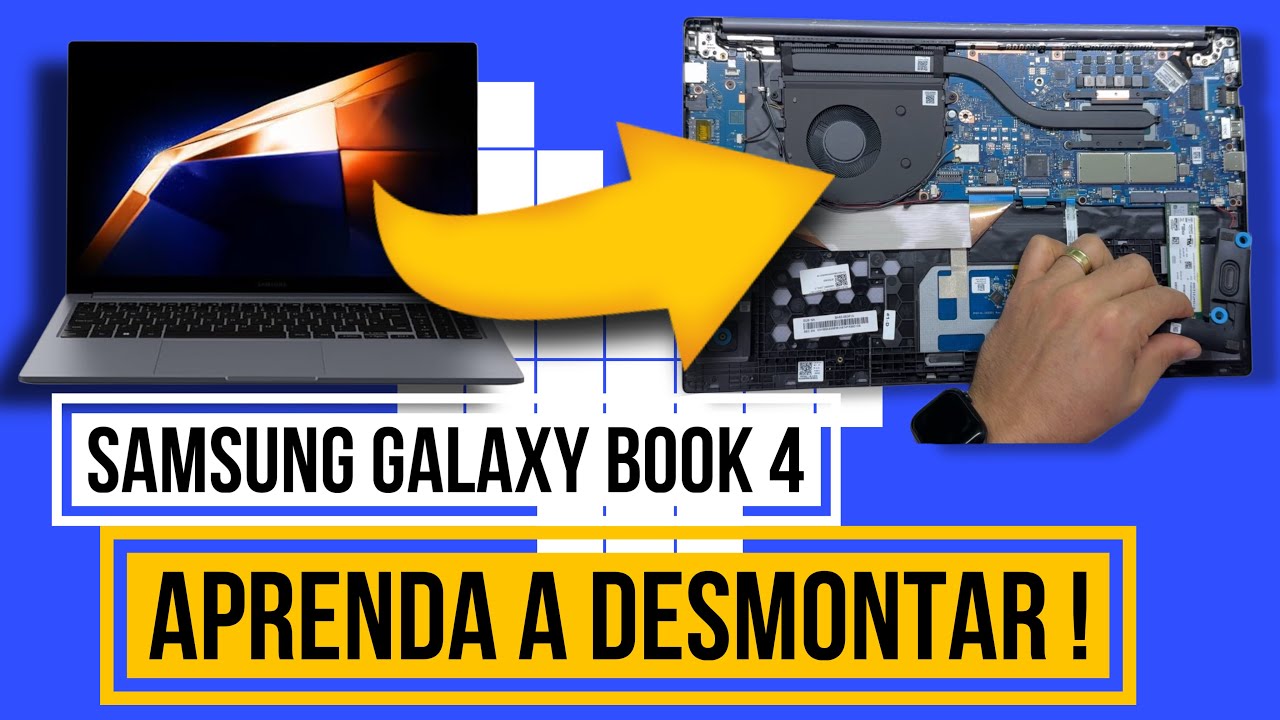 Samsung galaxy book 4 (Tutotial para desmontar completo) .