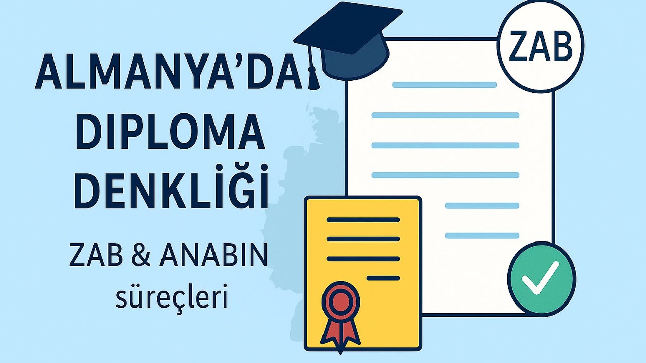 Almanya&rsquo;da Diploma Denkliği Nasıl Alınır? | ZAB & ANABIN Rehberi (Adım Adım Anlatım)