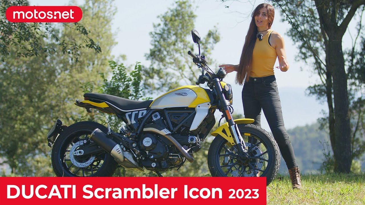Ducati Scrambler Icon 2023  / La nueva generación / Prueba / Test / Review en español 4K / Motos.net