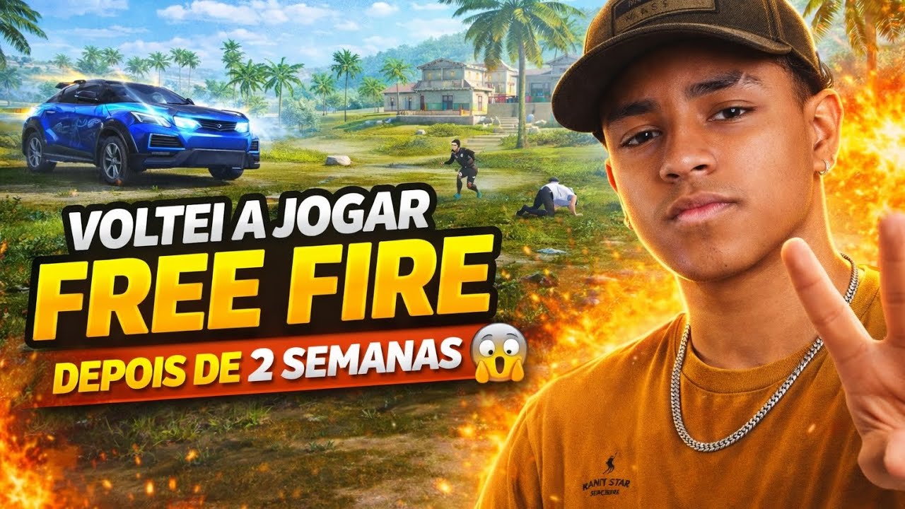 VOLTEI A JOGAR FREE FIRE DEPOIS DE 2 SEMANAS E......