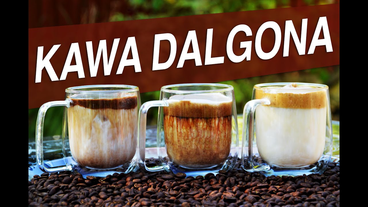 Kawa dalgona 3 wersje i coś extra dla niepijących kawy