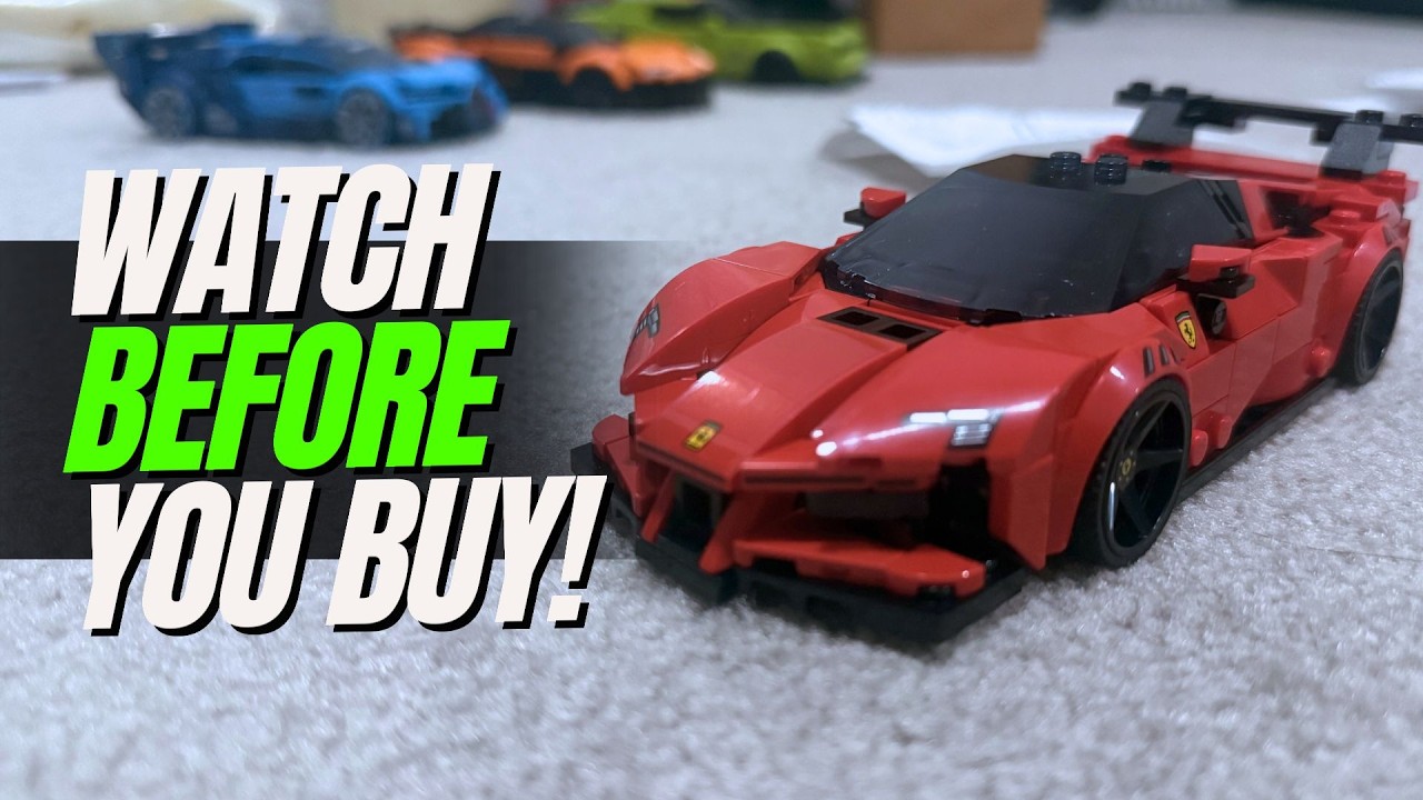 LEGO Ferarri SF90 xx Stradale Sports Car Review + Build! | LEGO Ferrari REVIEW
