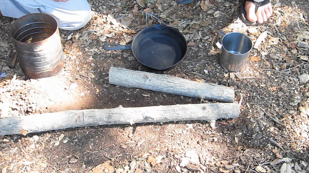 Improvised Camp Cook Stove
