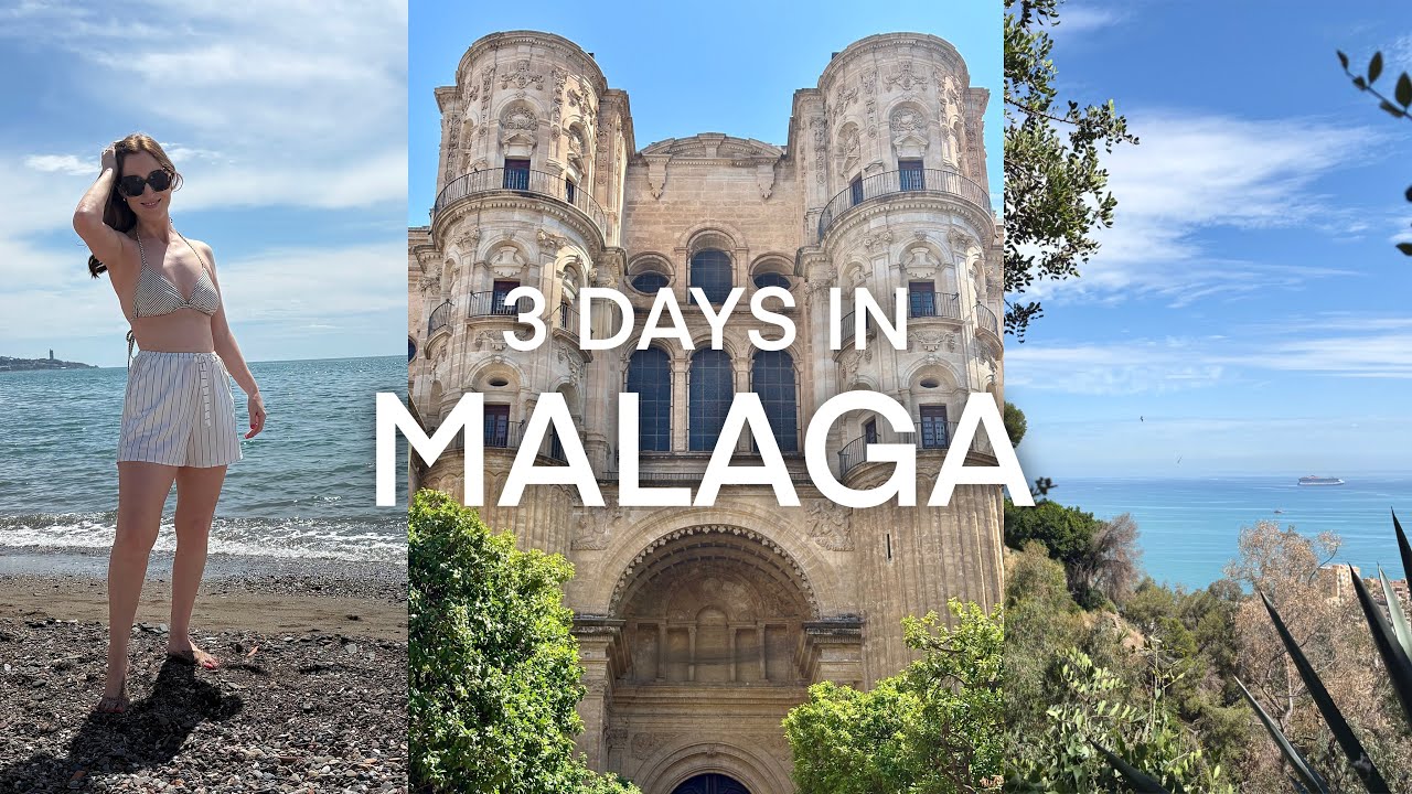 MALAGA TRAVEL VLOG, 3 days on a BUDGET ✈️☀️