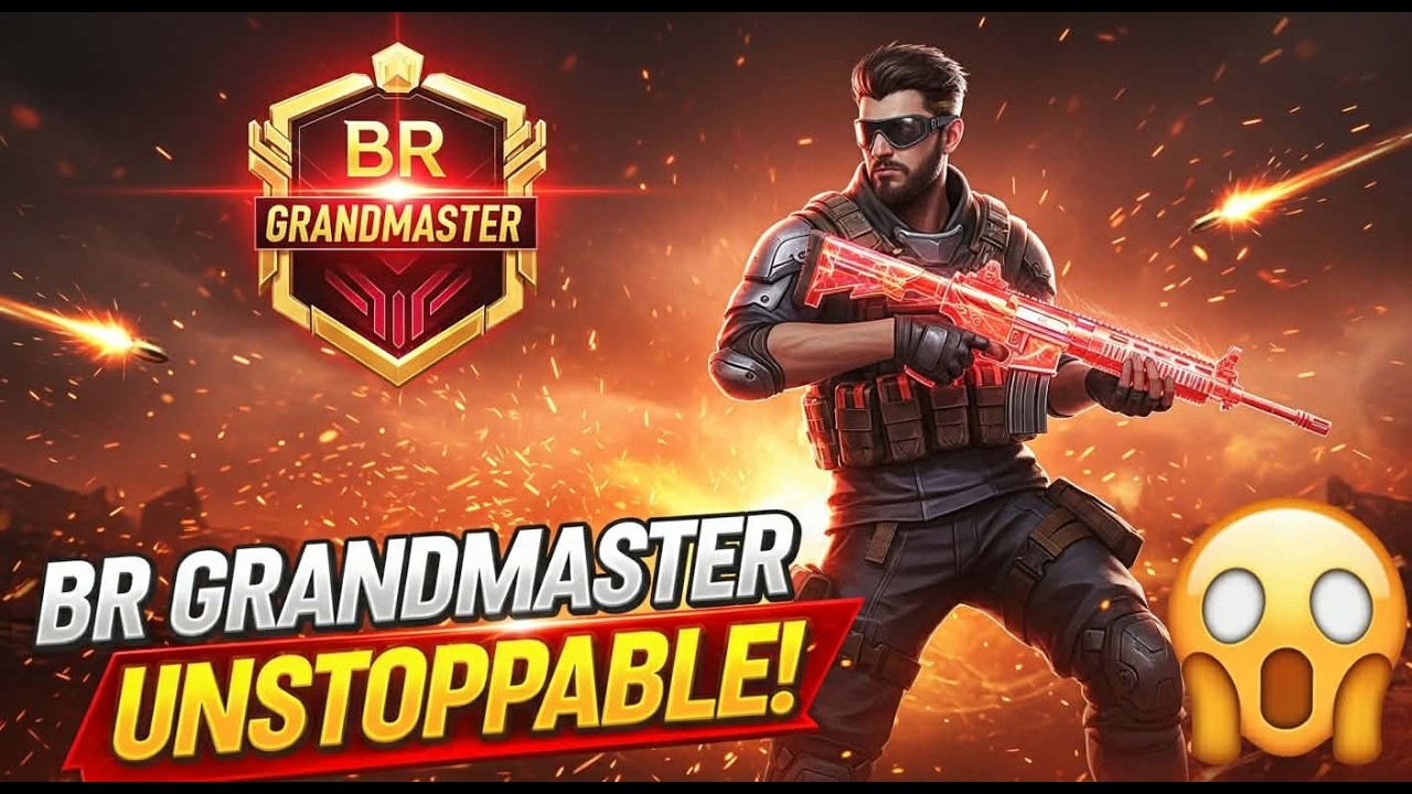 NEW  BR RANKED GRANDMASTER  LIVE STEAM FREE FIRE