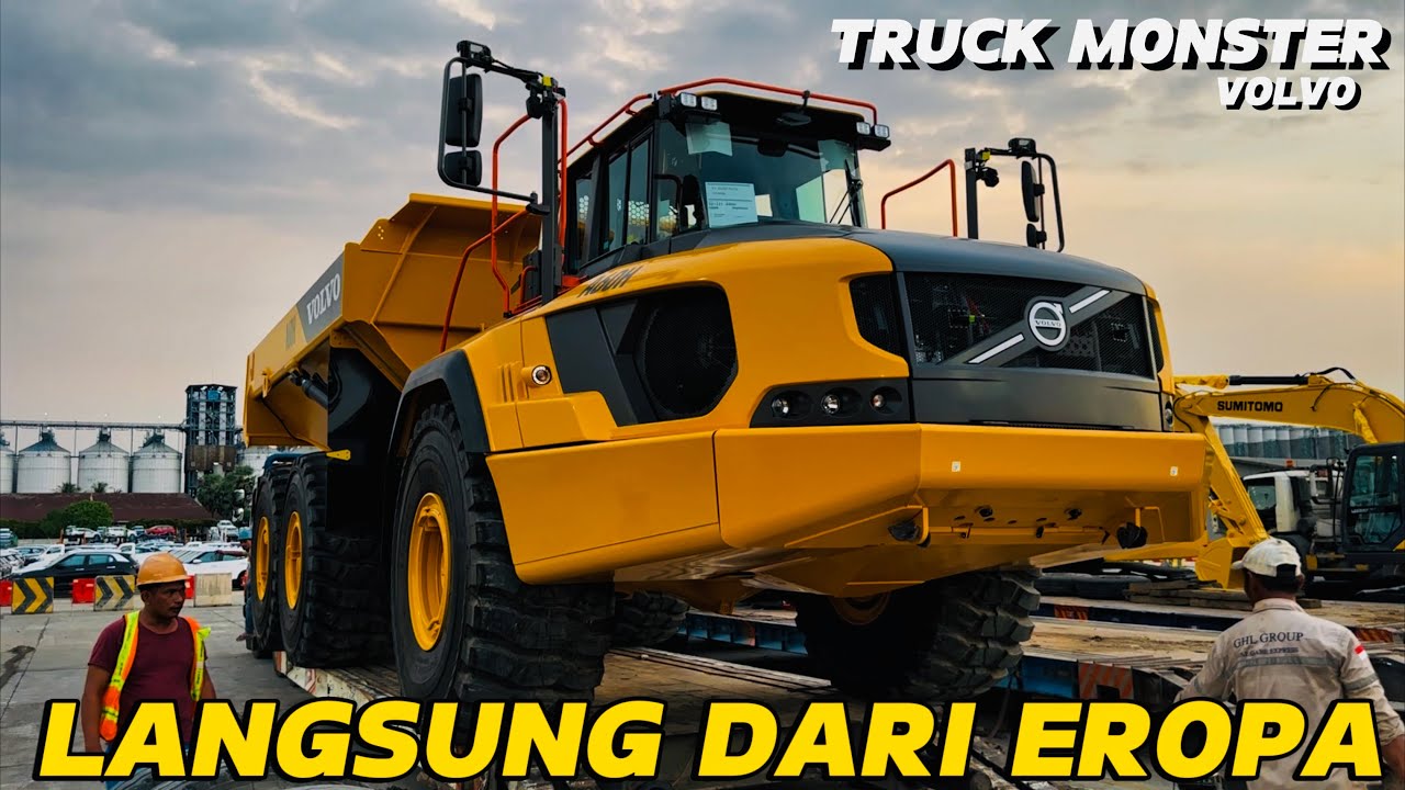 LANGSUNG DARI EROPA‼️TRUCK MONSTER VOLVO TIBA DI PELABUHAN TANJUNG PRIOK 