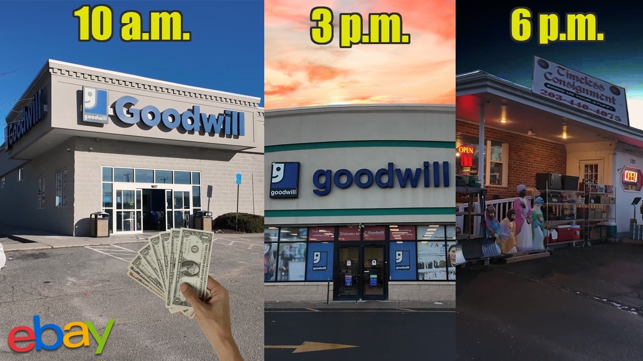 Thrifting Multiple Goodwills and Finding Donated Junk That Sells On Ebay and Amazon FBA!