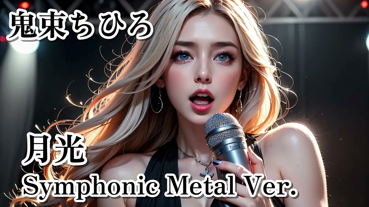 鬼束ちひろ【月光】AIメタル女子がカバーした シンフォニックメタル Symphonic Metal Ver. AI cover J-Rock
