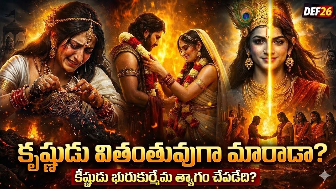 కృష్ణుడు వితంతువుగా మారాడా? | Krishna Mohini&Aravan Emotional Story #Mahabharat#TeluguStories#DEF26