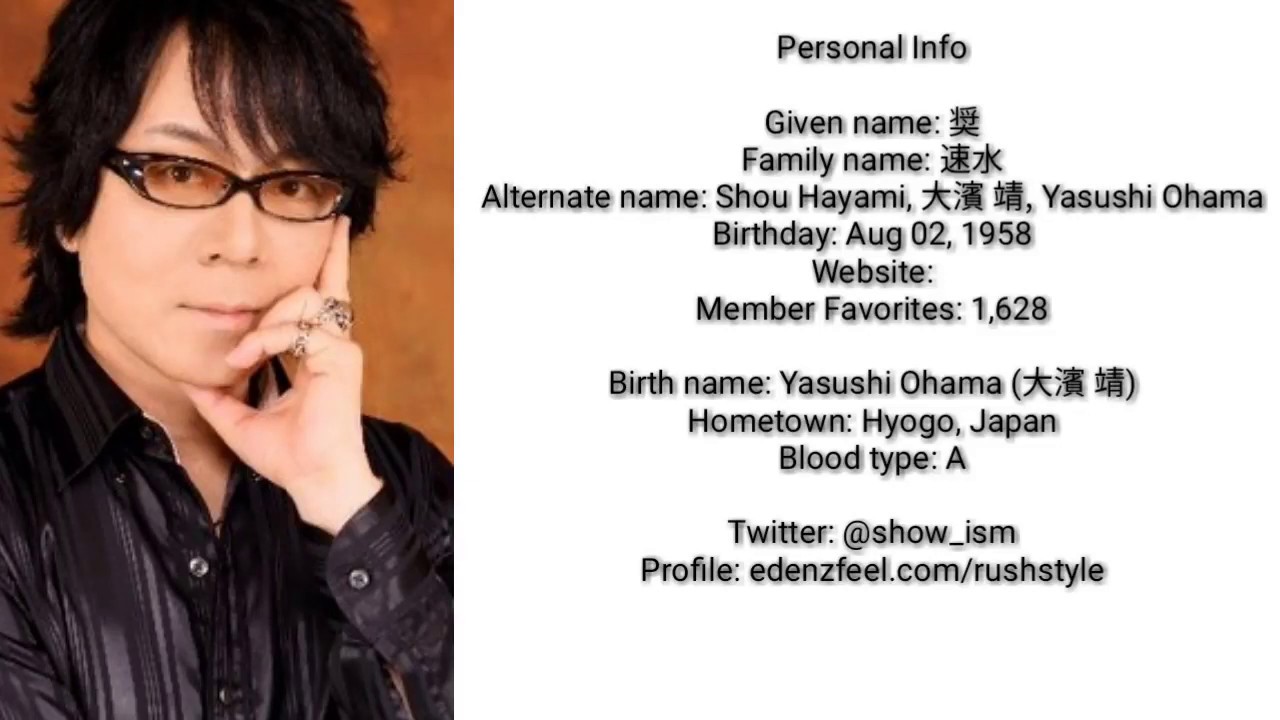 Hayami show voice acting roles