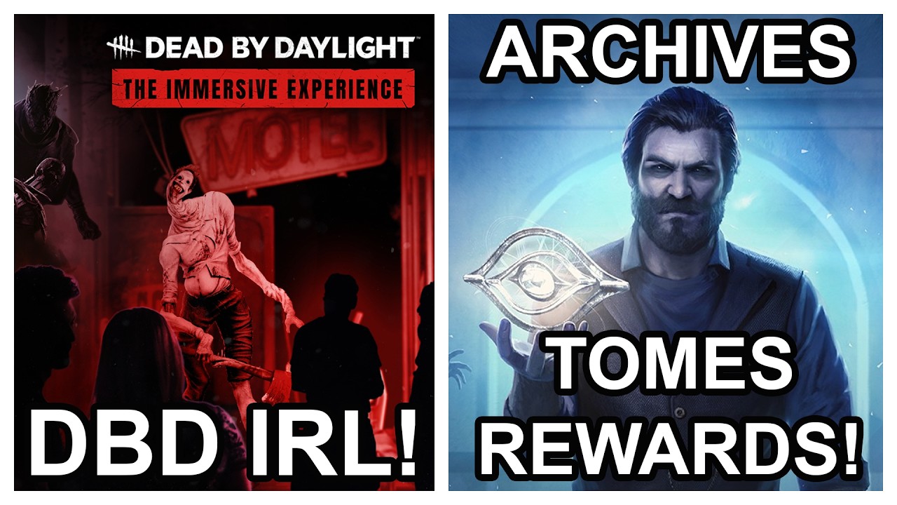 DEAD BY DAYLIGHT THE IMMERSIVE EXPERIENCE! ARCHIVES TOMES 100% COMPLETION REWARDS! PLUSH CANCELED?