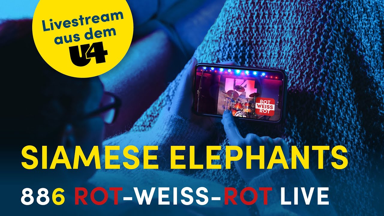 SIAMESE ELEPHANTS live on stage | 88.6 Rot-Weiss-Rot live aus dem U4