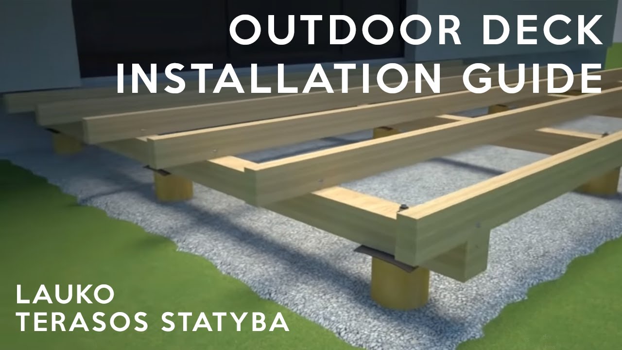 Как построить террасу - VIDEO инструкция