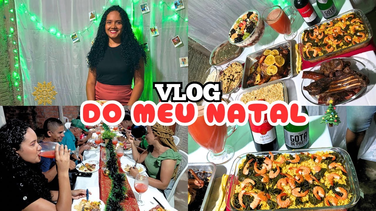 VLOG DO MEU NATAL/ Fiz arroz paraense/ Natal 2024 🎄✨