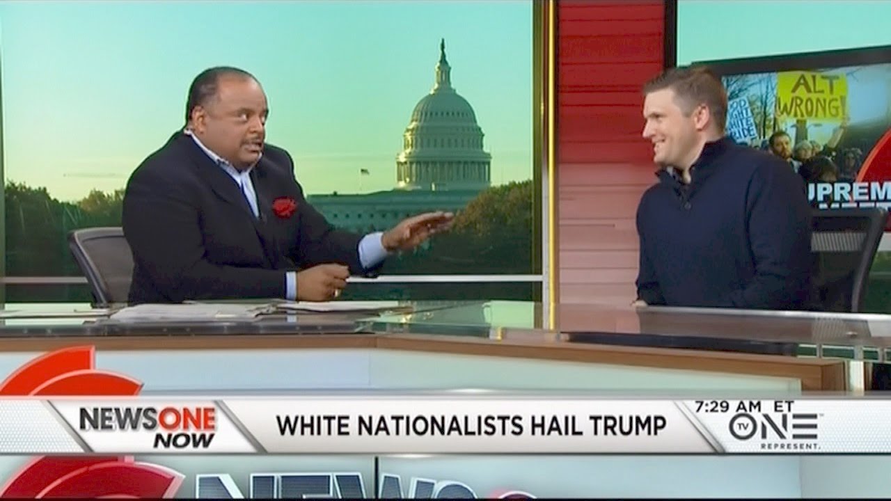 'We're Not Going Anywhere:' Watch Roland Martin Challenge White Nationalist Richard Spencer