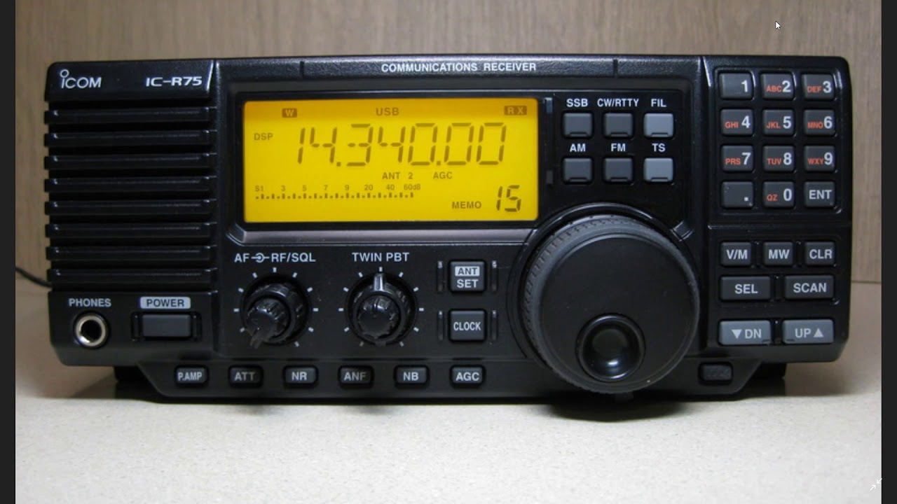 Top Ten Receivers I would love to own Icom IC R75 Communications receiver