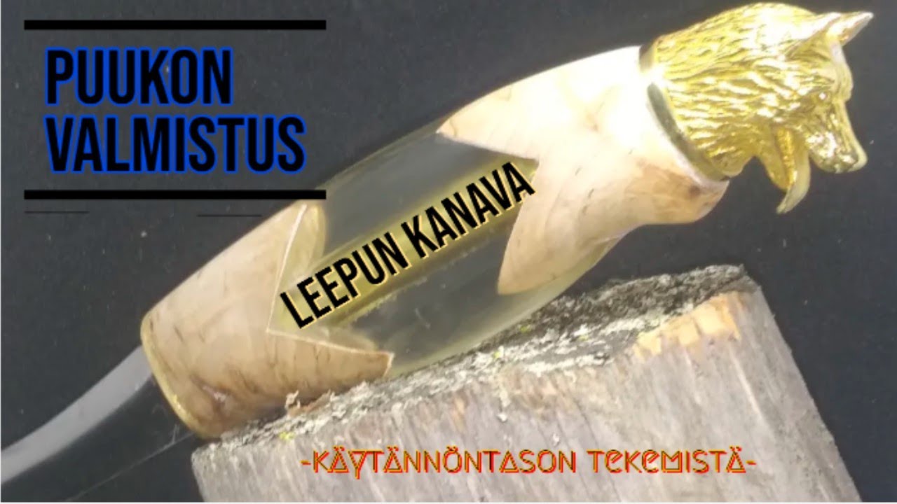 Puukon valmistus