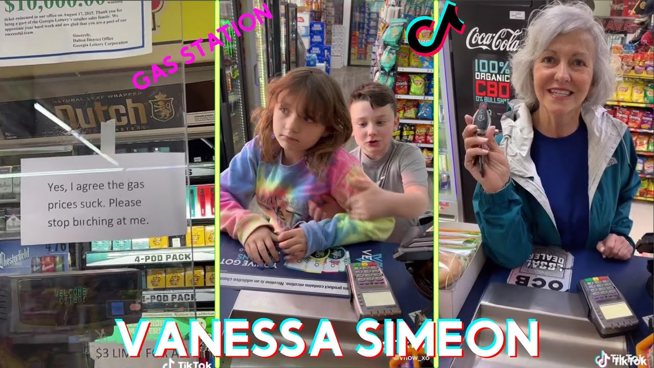 Best Vanessa Simeon Tik Tok Videos | Funny @vflow_xo Gas Station Lady  Tiktoks 2021