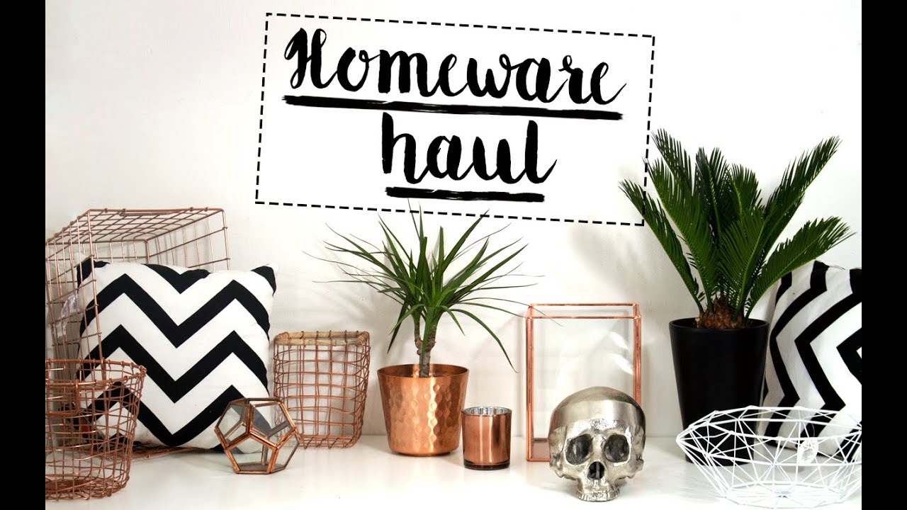 HOMEWARE HAUL | ANTHROPOLOGIE, PRIMARK, TKMAXX, HOMESENSE, H&M, TIGER & IKEA | itslinamar