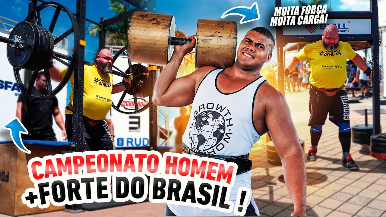 BITELO NA COMPETI&Ccedil;&Atilde;O DO HOMEM MAIS FORTE DO BRASIL COM DOR&Atilde;O  E BRUTUS