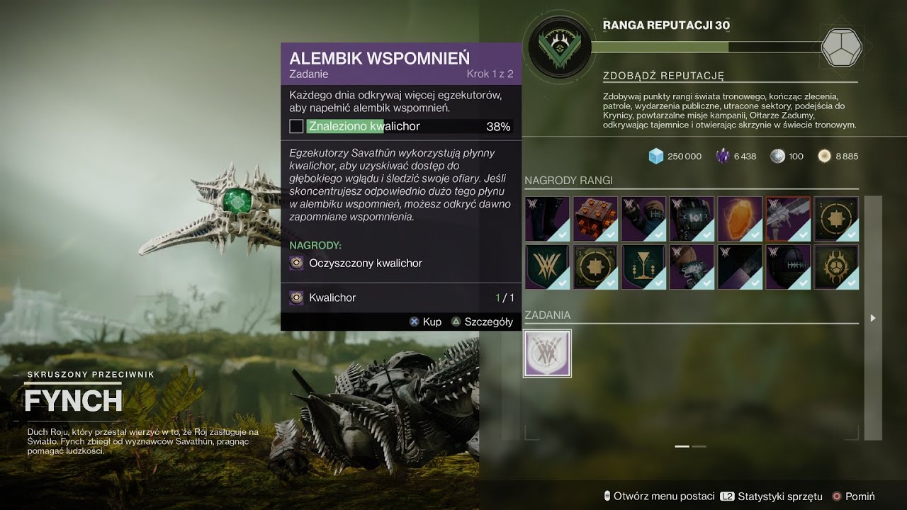 Destiny 2 Alembik Wspomnień Zadanie Jak Zdobyć Kwalichor / Memory Alembic Quest How To Get Qualichor