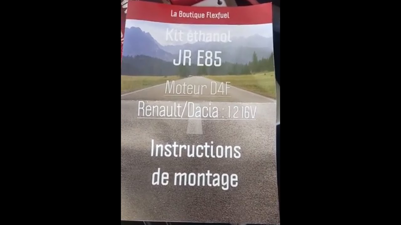 Montage kit JR E85 sur Renault Clio II 1.2 75 cv avec installation simplifiée (vidéo client)