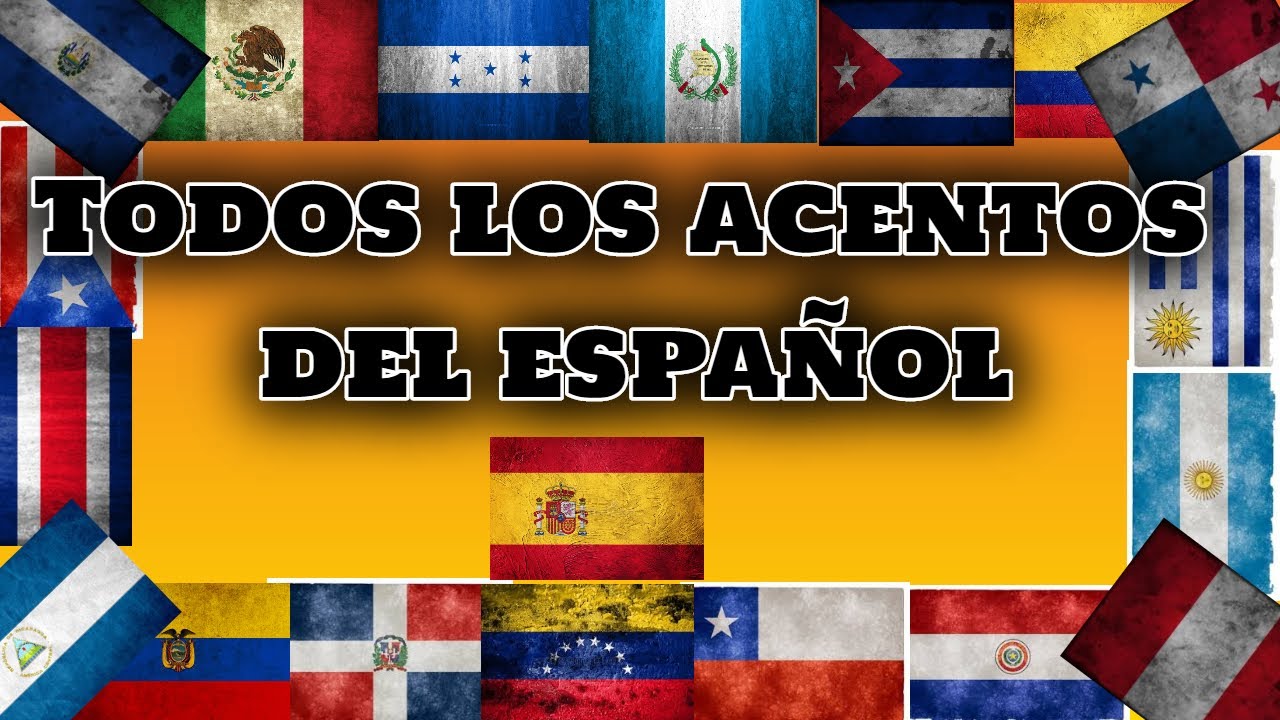 Todos los acentos del español.