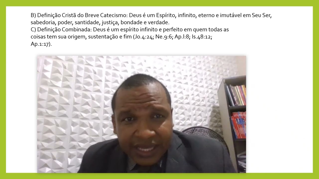 1ª AULA. Quem é Deus