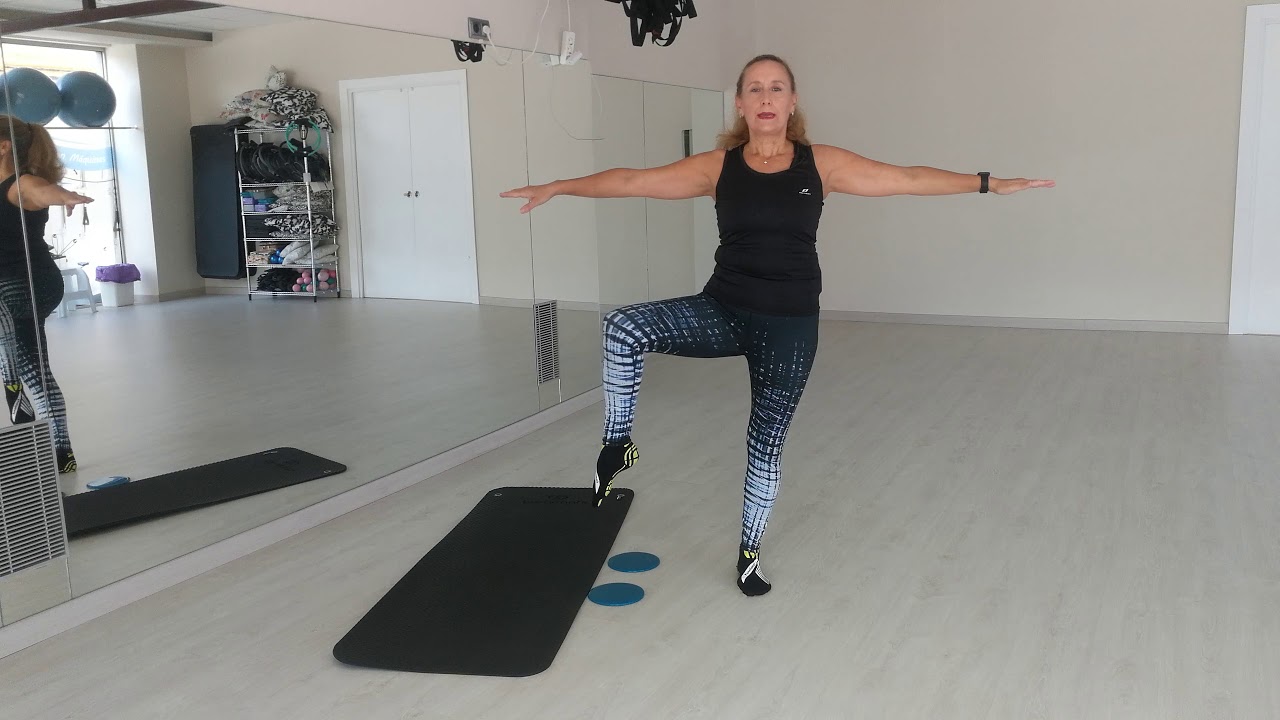 Clase gratuita de Pilates con deslizadores
