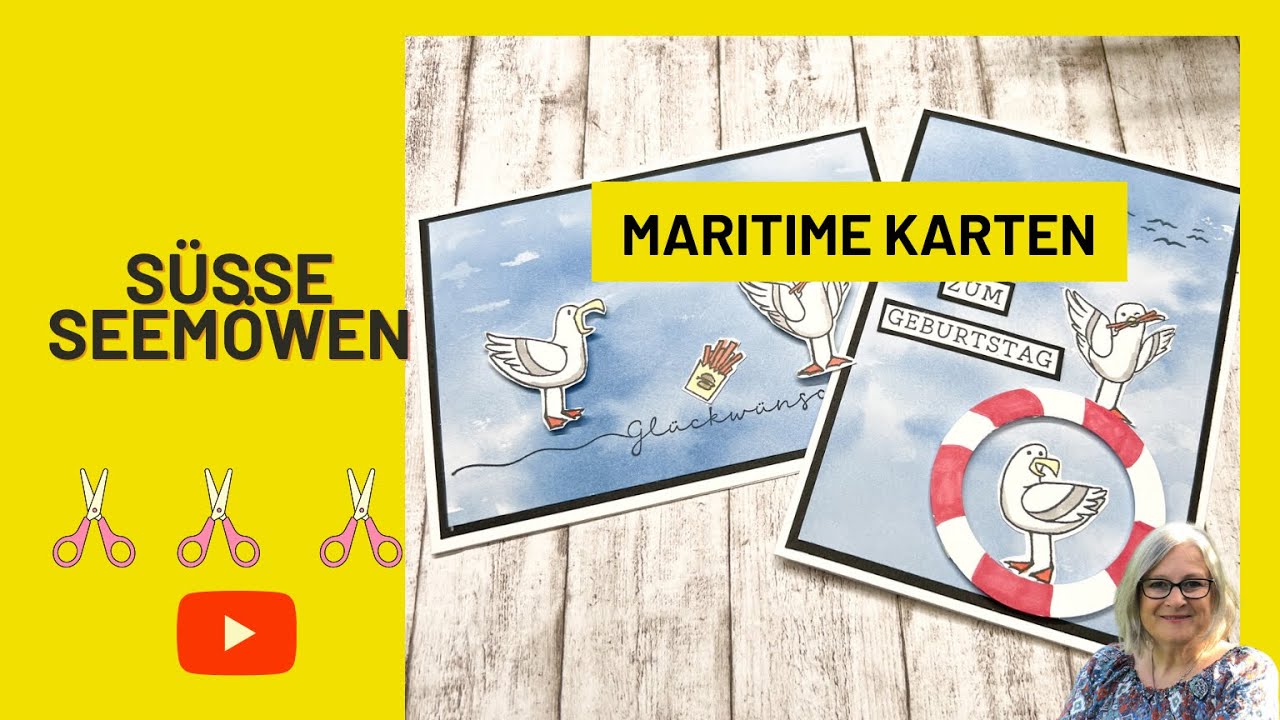 Maritime Karten basteln, schnell und Anf&auml;nger geeignet, Stampin&lsquo; Up!
