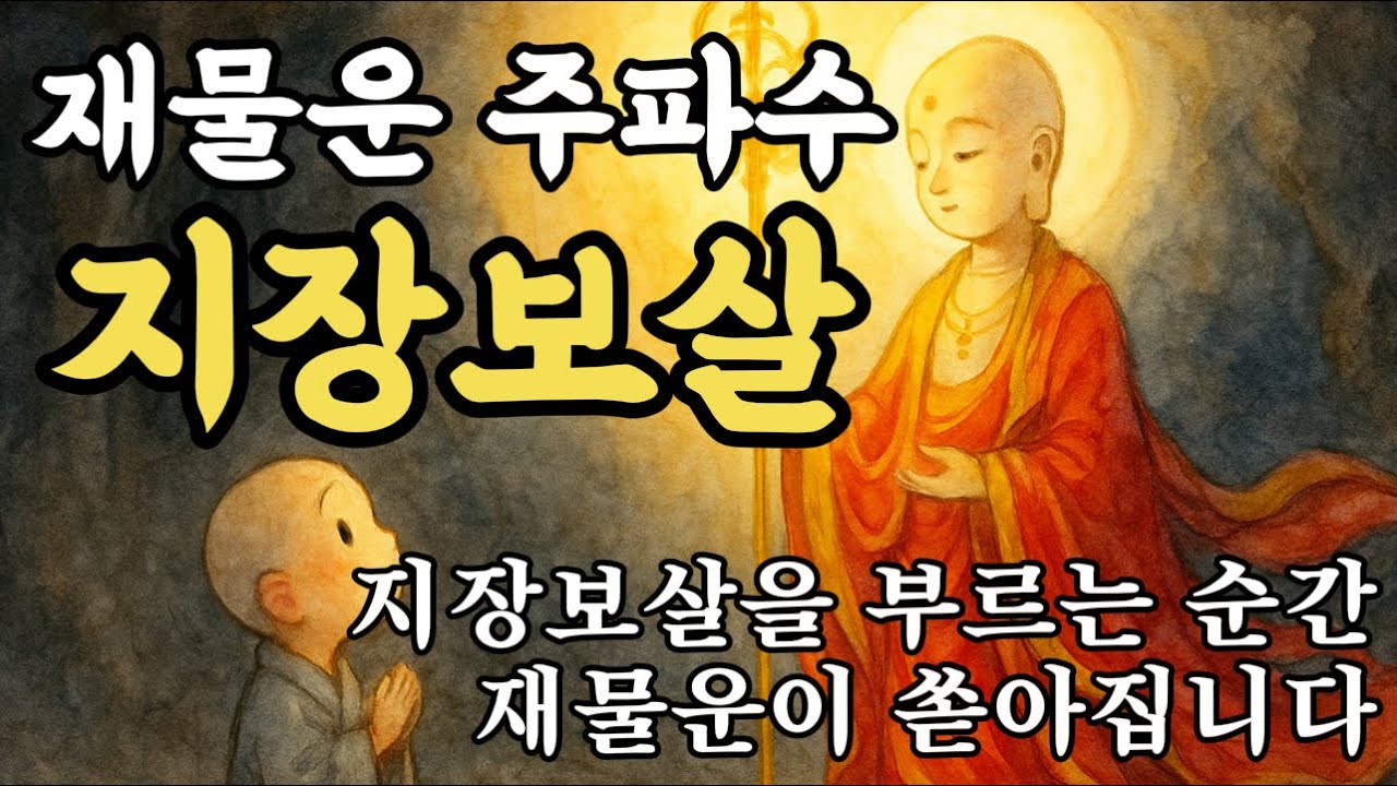 재물운 주파수 지장보살, 실화입니다.이 노래를 듣고 뜻밖의 돈이 들어왔다는 후기가 이어지고 있습니다.#불교음악 #소원성취 #지장보살 #재물운