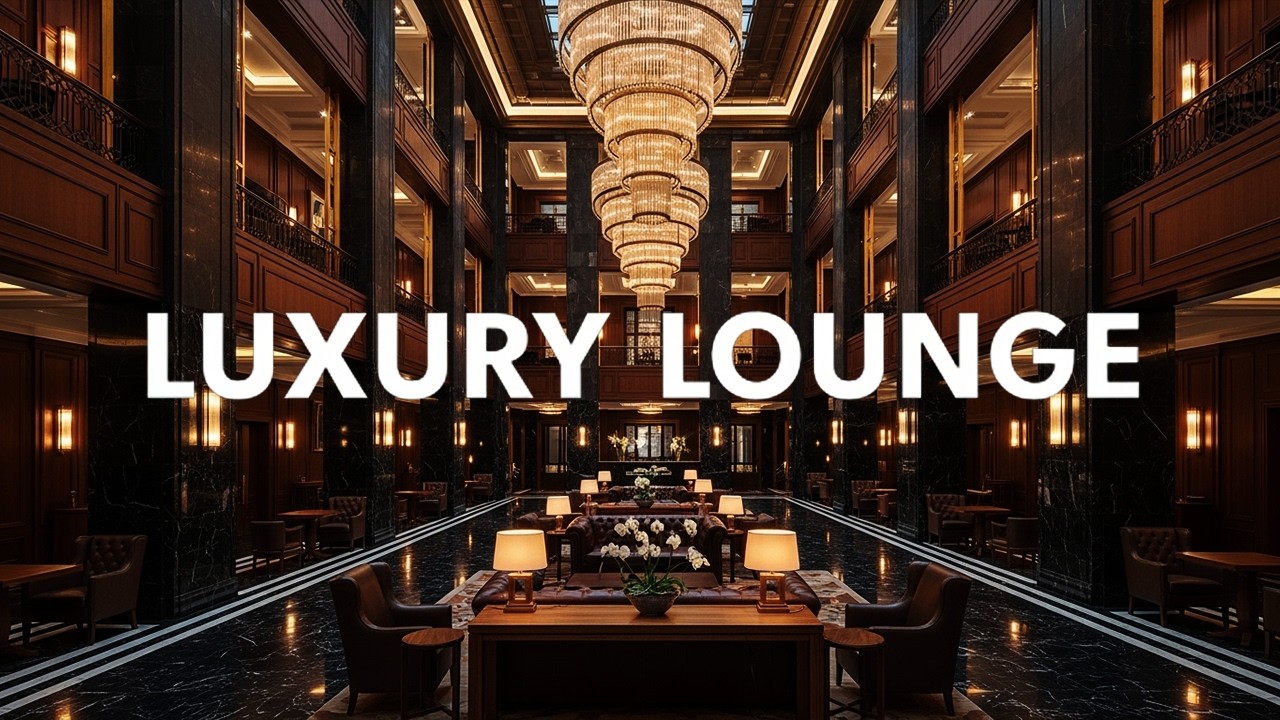 Luxury Hotel Lobby Music BGM - Jazz Saxophone Instrumental Music | Relaxing Jazz Music for Good Mood