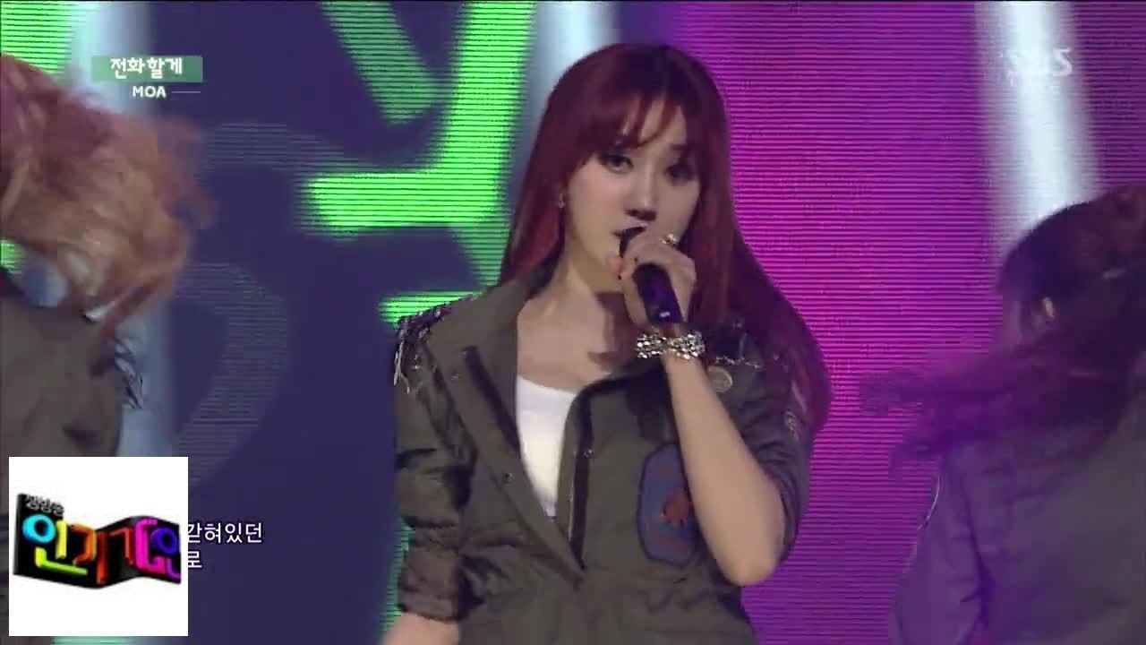 [MOA] Я позвоню тебе @ Popular Inkigayo 140330