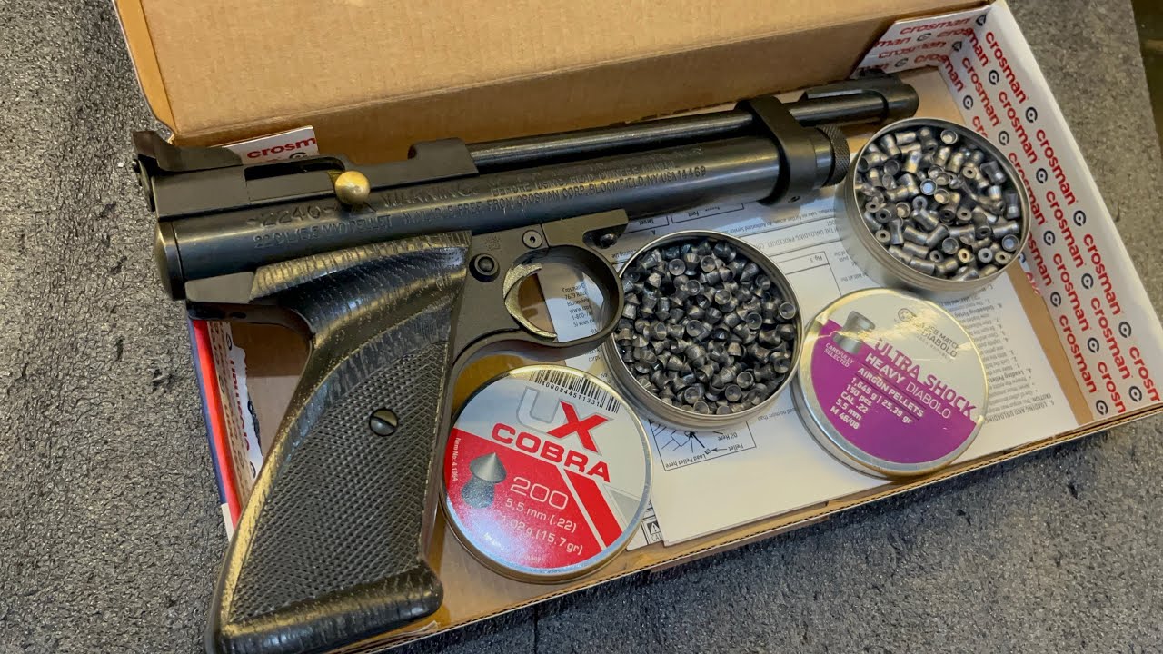 Crosman 2240 Airgun Bolt Action Single Shot quick review and testing