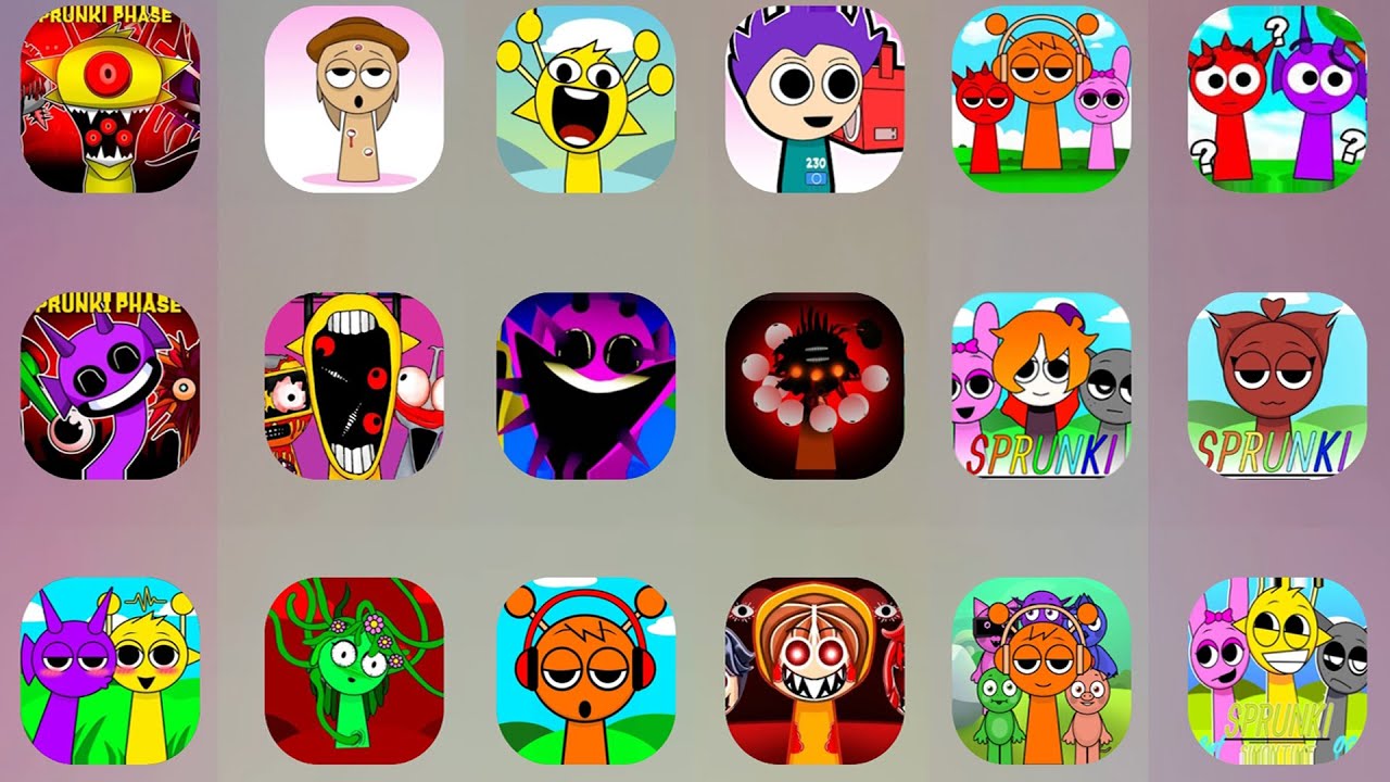 All Phases in New Incredibox Sprunki Oc of One Thousand: From Phase 1 to Phase 9