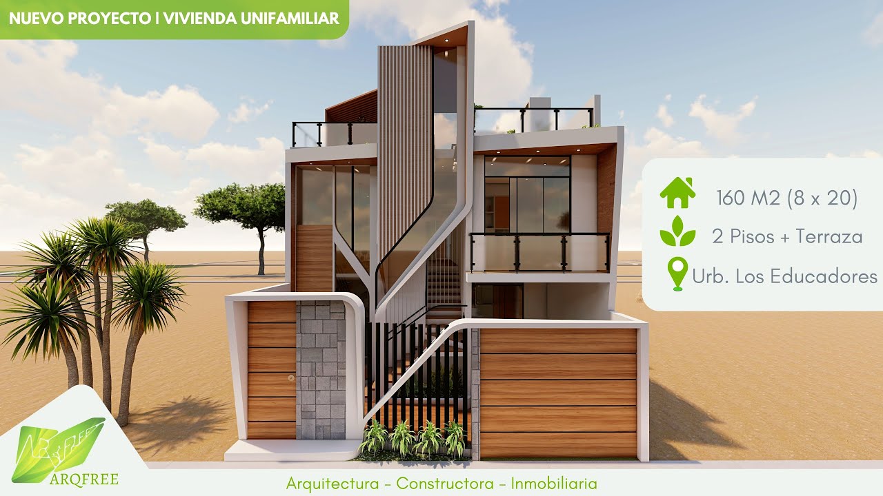 VIvienda Admois 160m2 (8x20)