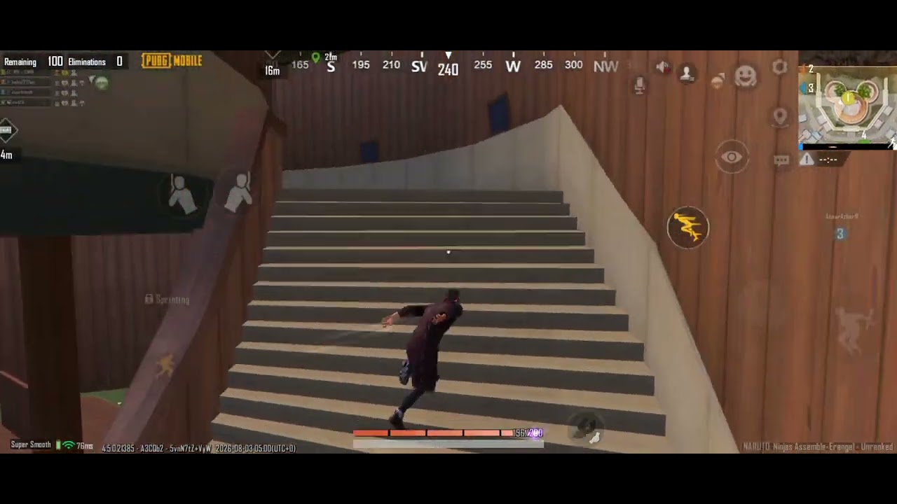 Landing in Hidden Leaf Village Naruto Theme Mode PUBG Mobile