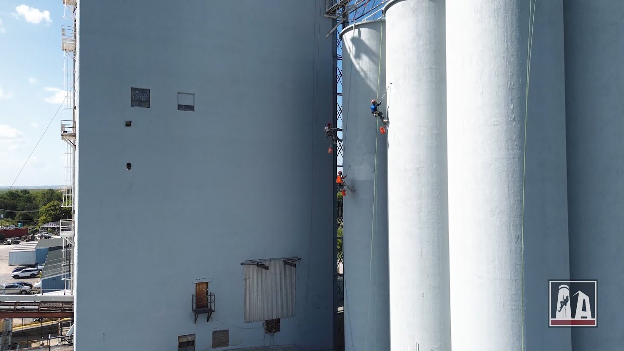 Repair & Coating of Six Silos & Grain Elevator Building