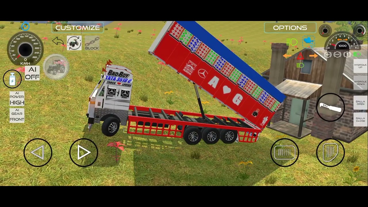 Loading Truck ko unload karta time | #automobile #gaming #games #sportscar #gta 