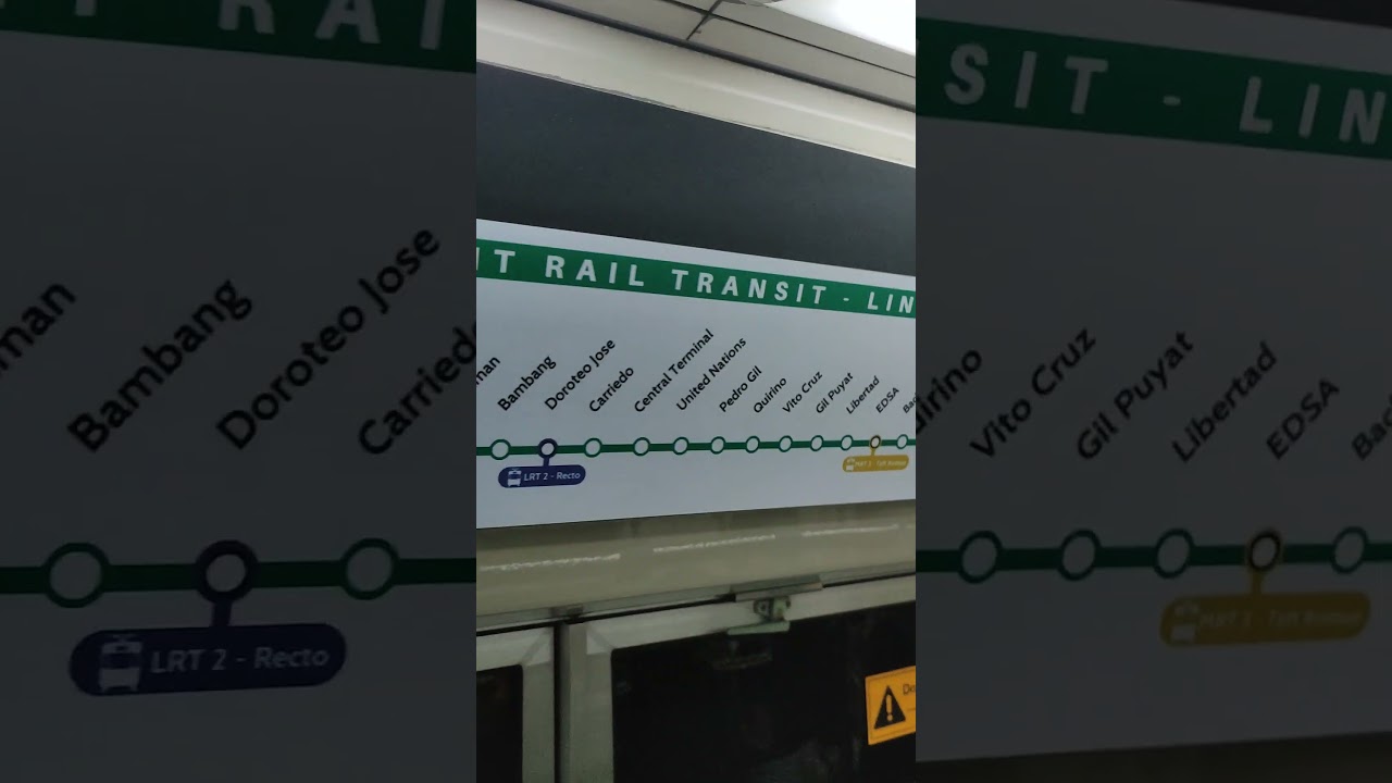 Light Rail Transit Line 1 (LRT1) Route Map