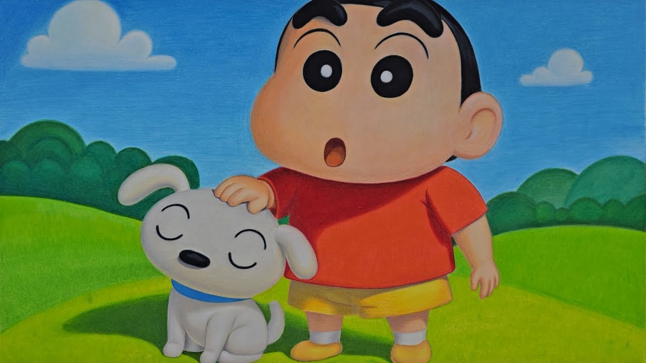 Drawing | Crayon Shin-chan | 짱구는 못말려 | Our drawing lab