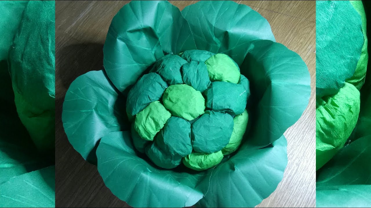 BEST COSTUME IDEAS: DIY BROCCOLI HEAD PIECE