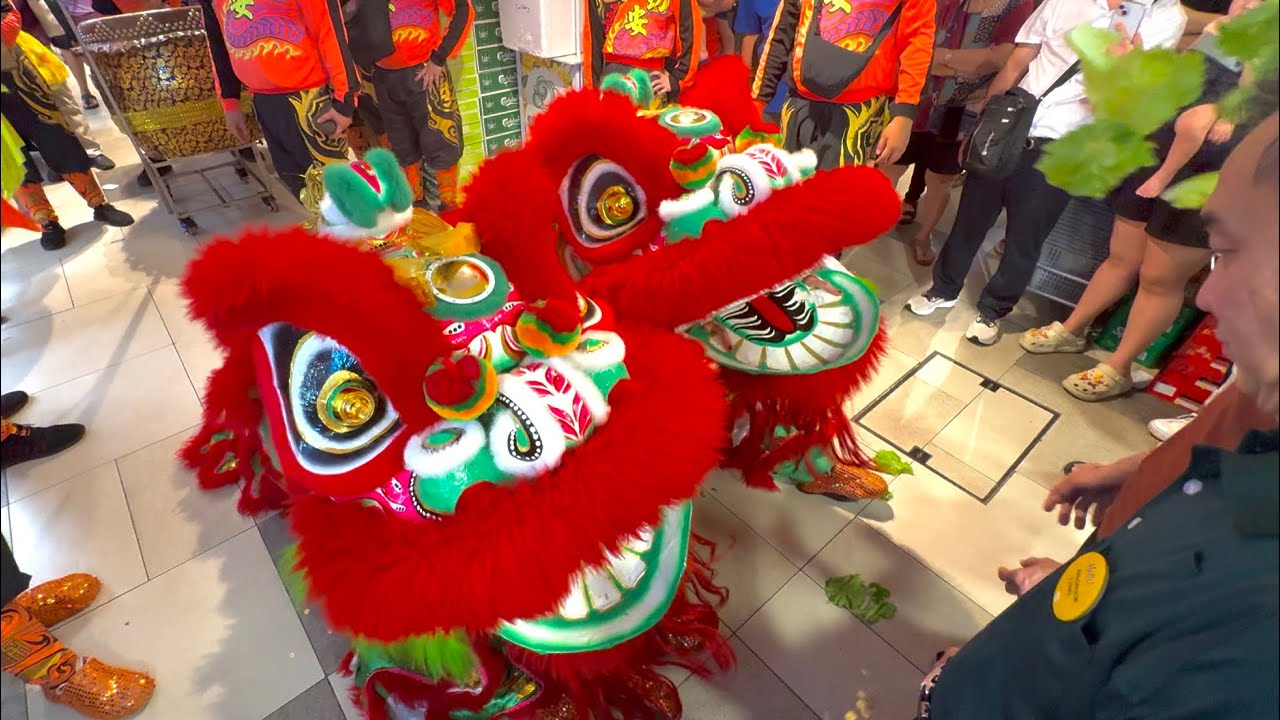 新加坡勁安龍獅體育協會 Jin Ann Lion Dance Cai Qing Performance at Prime Supermarket Woodlands 24 January 2026