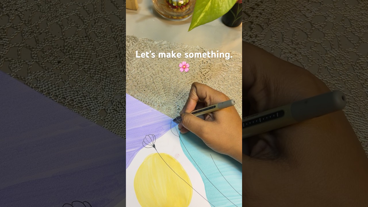 Beautiful painting ideas🌸 easy acrylic painting tutorial | 