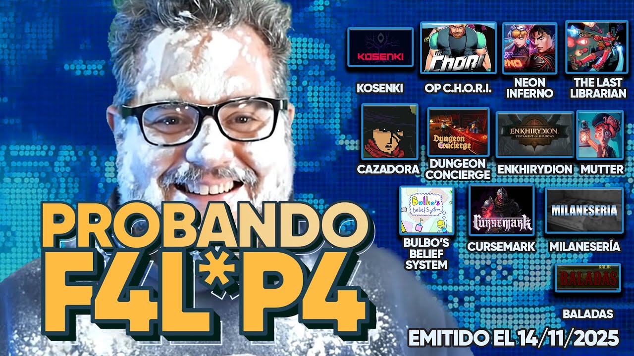 PROBANDO F4L0P4  - Demos de juegos argentinos - Emitido el 14-11-2025
